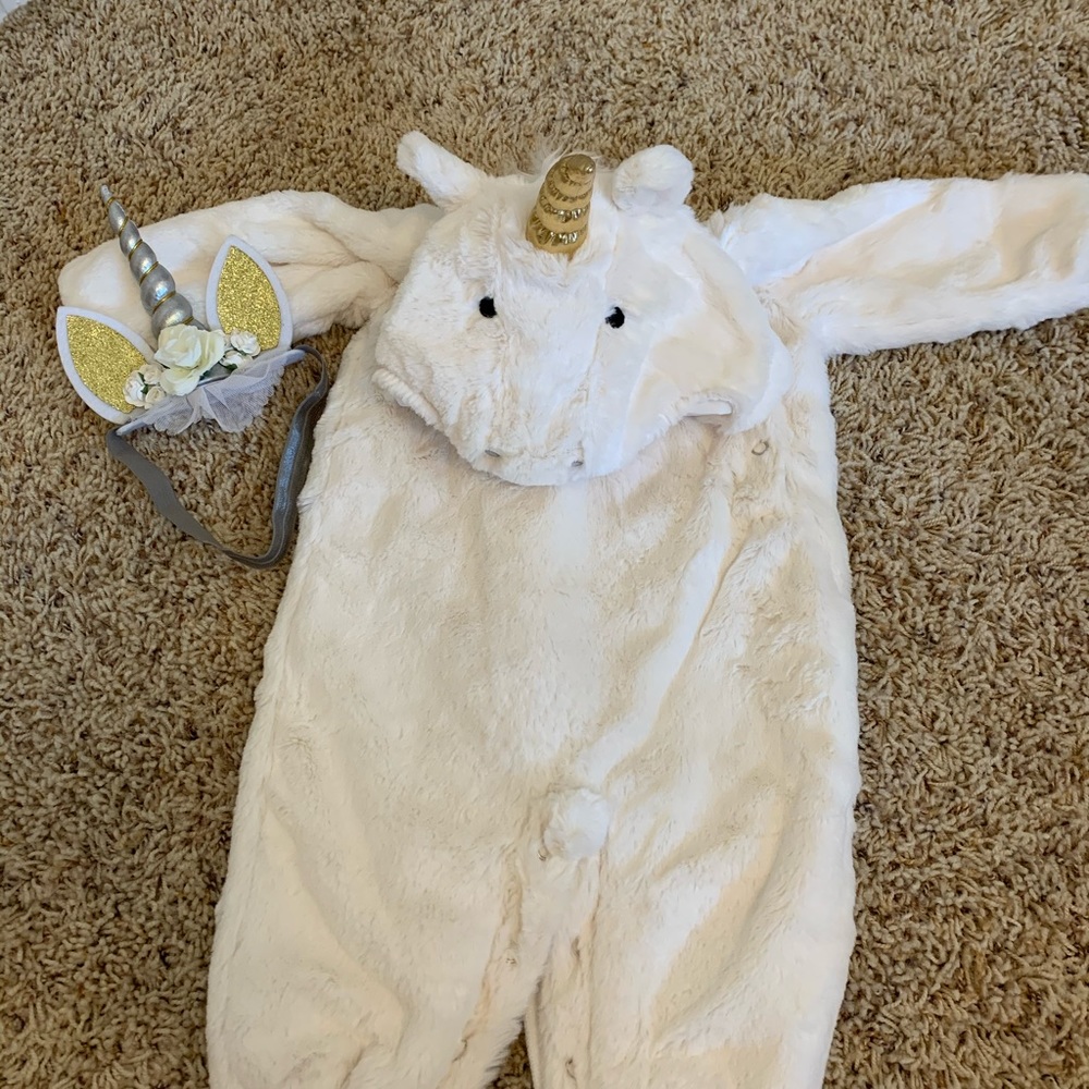 Pottery Barn Kids Infant Unicorn Costume